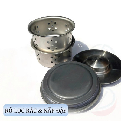 Bộ Xả Chậu Chén Xi Phông Nhựa Ống Thoát Lớn Phi 42 Thoát Nước Nhanh - Loại 1 hộc và 2 hộc, phi 110 thông dụng