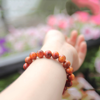 Vòng gỗ Huyết Long thấu quang (Đủ size) BH652 - Trừ tà, Giảm tai ương, Mang lại may mắn