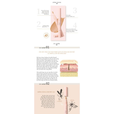 Kem nền kết hợp cọ trang điểm dưỡng da - naturaglacé Nu Attract Foundation SPF40 PA +++ , 3.5g
