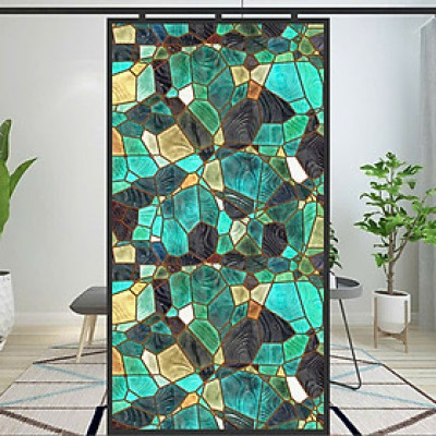 (HCM)Tranh dán tường 3d họa tiết đá sắc màu phù hợp với mọi không gian tích hợp sẵn keo