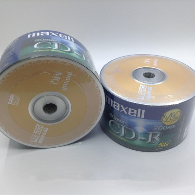 Đĩa CD trắng Maxell - Cọc 50 đĩa - Hàng nhập khẩu