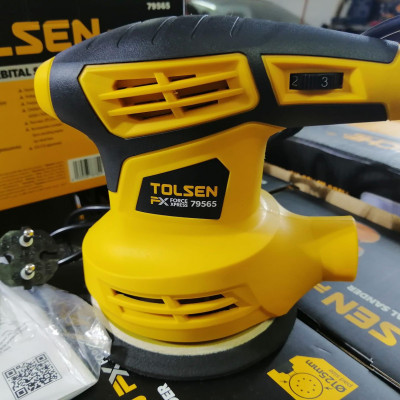 MÁY ĐÁNH BÓNG (CHÀ NHÁM) TRÒN 280W TOLSEN79565 - HÀNG CHÍNH HÃNG