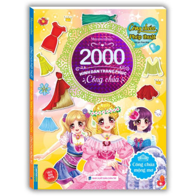 Combo 4 Cuốn: Công Chúa Phép Thuật - 2000 Hình Dán Trang Phục Công Chúa