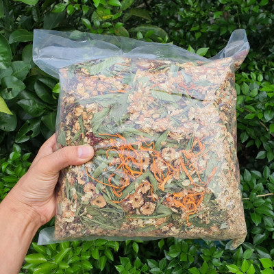 Combo 2kg Trà Sơn Mật Hồng Sâm Đông Trùng Táo Đỏ bổ thận mát gan đẹp da hỗ trợ giảm cân an thần dễ ngủ