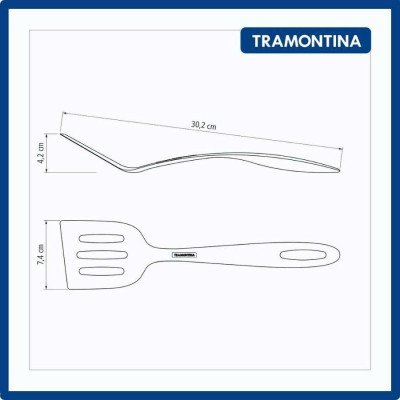 Xẻng Lật Thức Ăn Tramontina 30cm Chất Liệu Nhựa PA,Chịu Nhiệt 180 độ C Sản Xuất Tại Brazil 25155