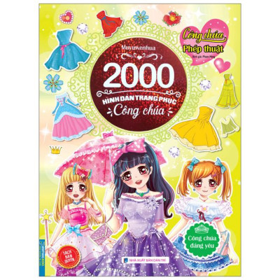 Combo 4 Cuốn: Công Chúa Phép Thuật - 2000 Hình Dán Trang Phục Công Chúa