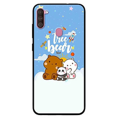 Ốp lưng dành cho Samsung A11 mẫu Gấu Ngồi Trên Mây