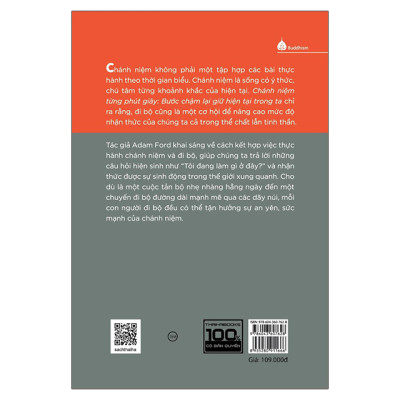 Cuốn sách: Chánh niệm từng phút giây: Bước chậm lại giữ hiện tại trong ta