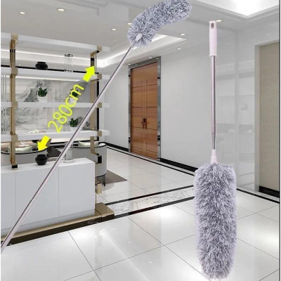 Cây chổi lông quét bụi trần nhà  kéo dài 2M8  , lông mềm mịn  ,vệ sinh đồ trên cao  dễ dàng đi sâu vào mọi ngóc ngách nhỏ nhất , làm sạch mọi vết bẩn cứng đầu