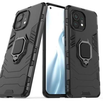 Ốp lưng Xiaomi Mi 11 iron man chống sốc kèm iring - Hàng nhập khẩu