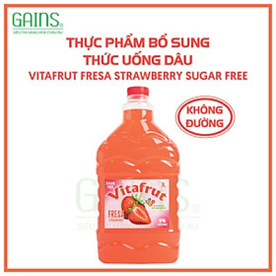 NƯỚC ÉP TRÁI CÂY DÂU KHÔNG ĐƯỜNG TÂY BAN NHA - KHÔNG ĐƯỜNG VITAFRUT TROPICAL SUGAR FREE