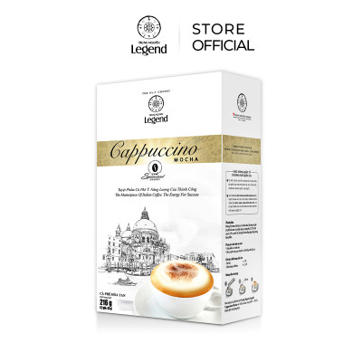 Cà Phê Trung Nguyên Legend Cappuccino Mocha – Hộp 12 Gói – Cà Phê Vị Mocha Ngọt Đắng, Đậm Đà
