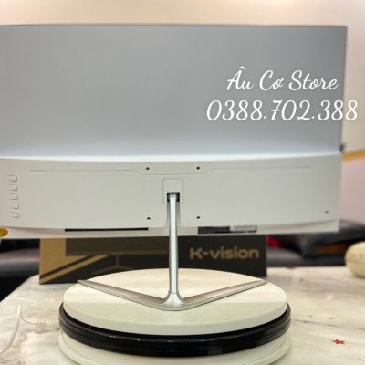 MÀN HÌNH CONG FULL VIỀN K-vison 24 inch -MÀU TRẮNG -  FUll HD 1920x1080 - Chống Lóa - Tần số 75Hz - Hàng Chính Hãng