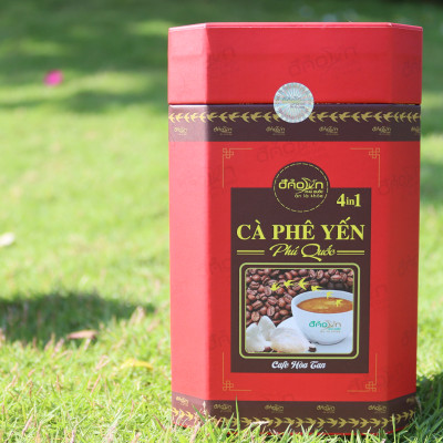 Cà phê yến Phú Quốc - Hộp 18 gói - Uống thơm ngon, tỉnh táo cả ngày