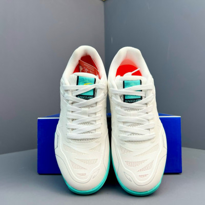 Giày Bóng Bàn Speed Art 28013 Trắng Xanh Mint - Khoáng Khí Tối Đa, Êm Ái, Di Chuyển Linh Hoạt, SIêu Bền Bỉ