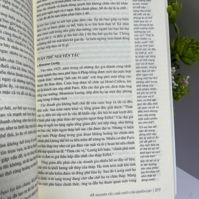 (In lần thứ 27 – Tác giả Nghệ thuật quyến rũ) - 48 NGUYÊN TẮC CHỦ CHỐT CỦA QUYỀN LỰC - Robert Greene –  Nguyễn Minh Hoàng , Nguyễn Thành Nhân dịch - Nhà xuất bản Trẻ