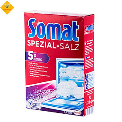 combo viên 25v ,muối 1,2kg bóng 750ml dùng cho máy rửa bát Somat Đức