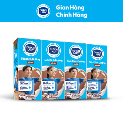 Thùng 48 Hộp Sữa Uống Tiệt Trùng Dutch Lady Socola (180ml/Hộp)