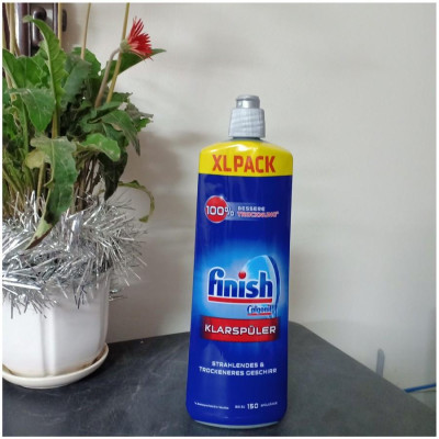 Combo Muối rửa bát Finsih 1,2kg +Viên Rửa bát finish Classic 100 v + nước bóng Finish 400ml chuyên dùng cho Máy rửa bát