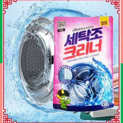 Gói bột tẩy vệ sinh lồng máy giặt Sandokkaebi 450g Hàn Quốc - Nhập khẩu chính hãng