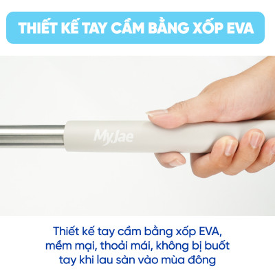 Cây lau nhà tự vắt thông minh sợi microfiber