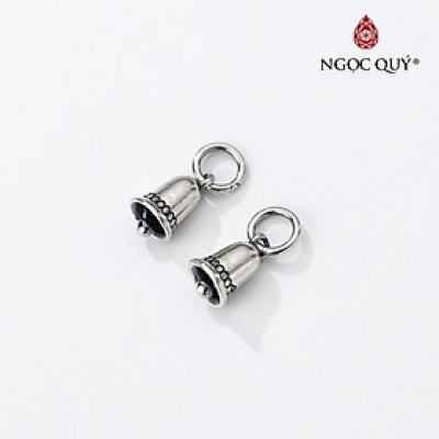 Charm bạc treo hình chiếc chuông - Ngọc Quý Gemstones