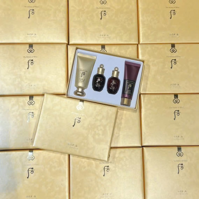 Set Kem BB Trang Điểm Whoo Cao Cấp Mi Luxury BB Cream SPF20/PA++ 45ml