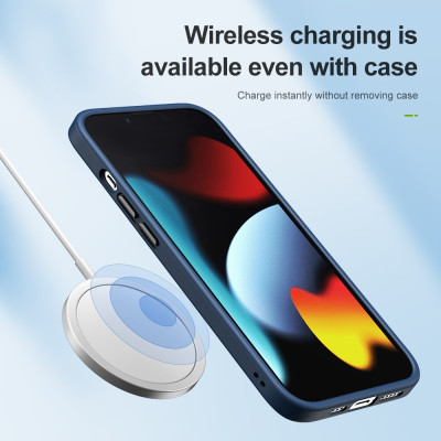 Ốp lưng chống sốc viền cao su cho iPhone 14 Pro (6.1 inch) thiết kế mặt lưng trong suốt Hiệu Rock hybrid tective Case (độ đàn hồi cao, bảo vệ toàn diện, tản nhiệt tốt) - hàng nhập khẩu