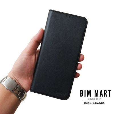 Bao da Lishen dạng ví dành cho Xiaomi 12 - Hàng nhập khẩu