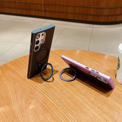 Ốp Chống Sốc Cho Samsung S25 Ultra S24 Ultra / S23 Ultra / S23 Plus / S22 Ultra / S22 Plus / S21 Ultra Từ Tính Xoay 360