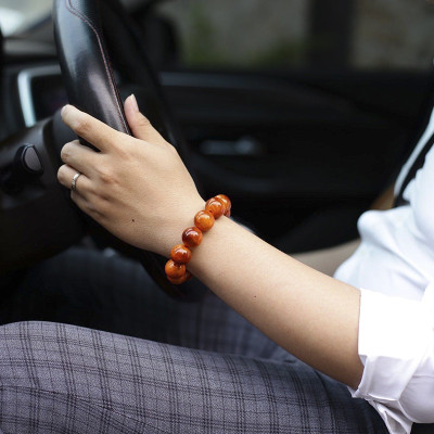 Vòng gỗ Huyết Long thấu quang (Đủ size) BH652 - Trừ tà, Giảm tai ương, Mang lại may mắn