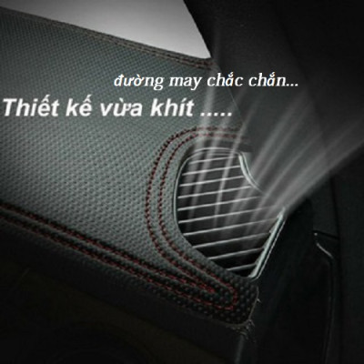 Thảm Taplo Xe Honda City 2021-2023 loại da dày cao cấp 3 lớp chống trượt Da Carbon đen