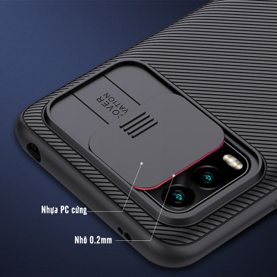 Ốp lưng cho Xiaomi Mi 10 Lite Nillkin CamShield che camera - Hàng Nhập Khẩu