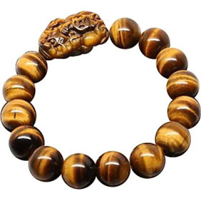 Vòng tay HLPT35 đá mắt hổ tỳ hưu 10ly