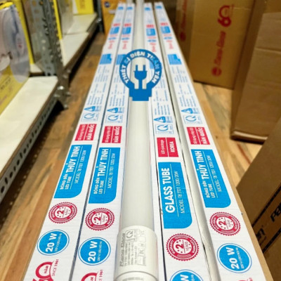 Bóng đèn led tuýp thủy tinh 18W Rạng Đông, Model LED TUBE T8 TT01 120/18w - 6500K S