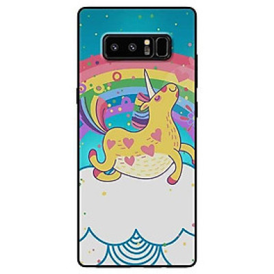 Ốp lưng dành cho Samsung Note 8 - Note 9 - Note 10 - Note 10 Plus mẫu Ngựa Vàng Bảy Màu