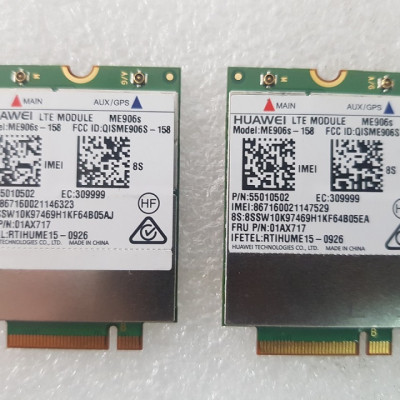 Card WWAN 4G Huawei ME906s dùng cho laptop Lenovo Thinkpad T460, T460s, X260, X1 carbon Gen 4, T560, L460, L560, X1 Carbon Yoga Gen 1 - Hàng chính hãng