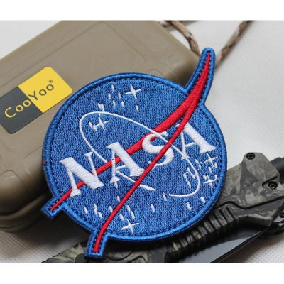 Patch vải velcro NASA dán ba lô, nón , quần áo , túi xách