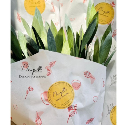 Cành OLIU hoa giấy handmade Maypaperflower - hoa giấy nghệ thuật, trang trí nhà cửa, văn phòng