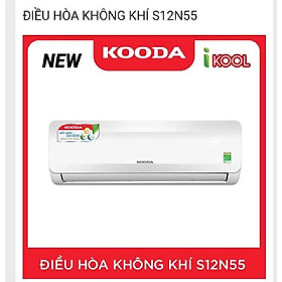 Điều hòa 1 chiều Kooda_ Hàng chính hãng công suất 12000_ model S12N55