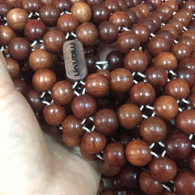 Chiếu Hạt Gỗ Hương Đỏ , kích thước 1,6mx2m hạt 1.2cm - Chiếu gỗ Mian .vn ( video , hình thật )