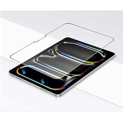 Miếng dán màn hình kính cường lực cho iPad Air 13 inch M2 2024/ iPad Air6 M2 11 inch 2024 hiệu Pro Glass (mỏng 0.2 mm, vát cạnh 2.5D, chống trầy, chống va đập - hàng nhập khẩu