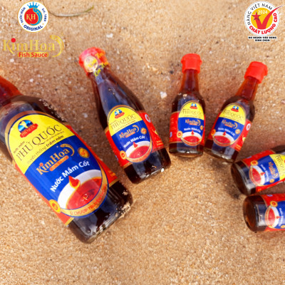 Nước mắm cốt Kim Hoa Phú Quốc 40 đạm chai 520ml