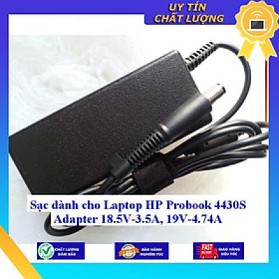 Sạc dùng cho Laptop HP Probook 4430S Adapter 18.5V-3.5A 19V-4.74A - Hàng Nhập Khẩu New Seal