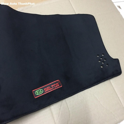 SELTOS, Thảm Taplo Xe Kia Seltos 2020 Mẫu Nhung 3 lớp cao cấp