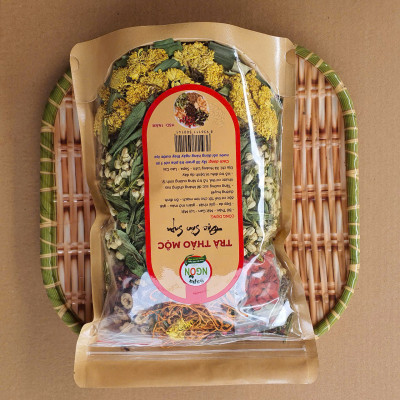 Túi 500Gr trà hoa thảo mộc 9 vị bổ thận mát gan giảm mỡ máu