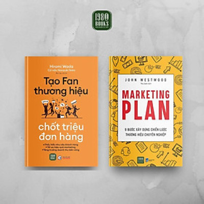 Sách - Combo 2 Cuốn: Marketing Plan + Tạo Fan Thương Hiệu - Chốt Triệu Đơn Hàng - 1980 Books
