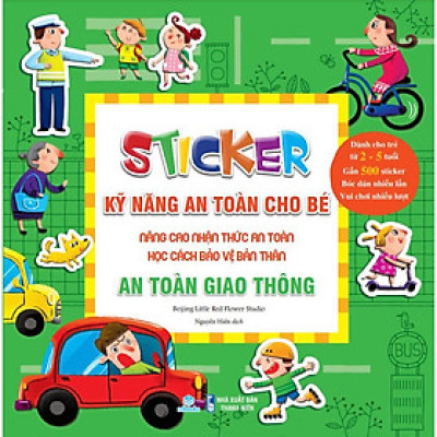 Sách - Combo 6 cuốn Sticker Kỹ Năng An  Toàn Cho Bé - ndbooks