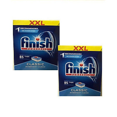 Combo 2 hộp viên rửa bát Finish 85 viên  dùng cho máy rửa bát
