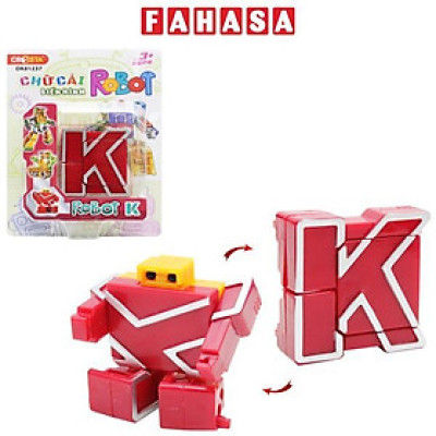 Đồ Chơi Lắp Ráp Biến Hình Robot Chữ Cái K - Cresta DK81237